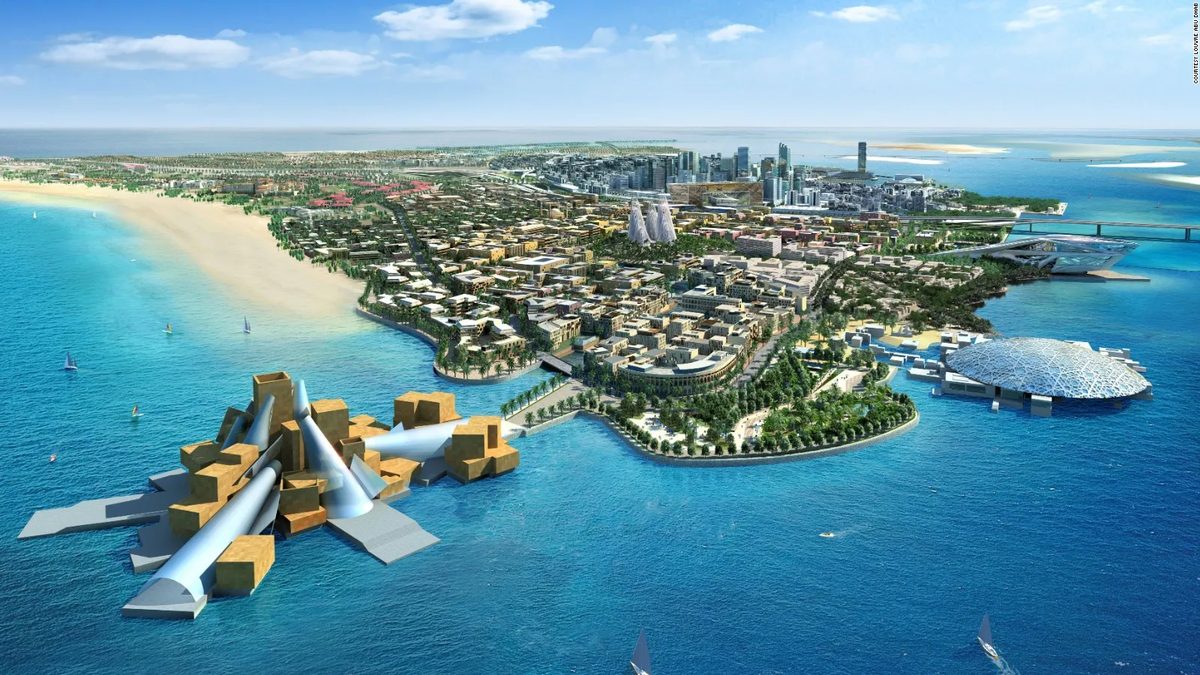 The Abu Dhabi waterfront