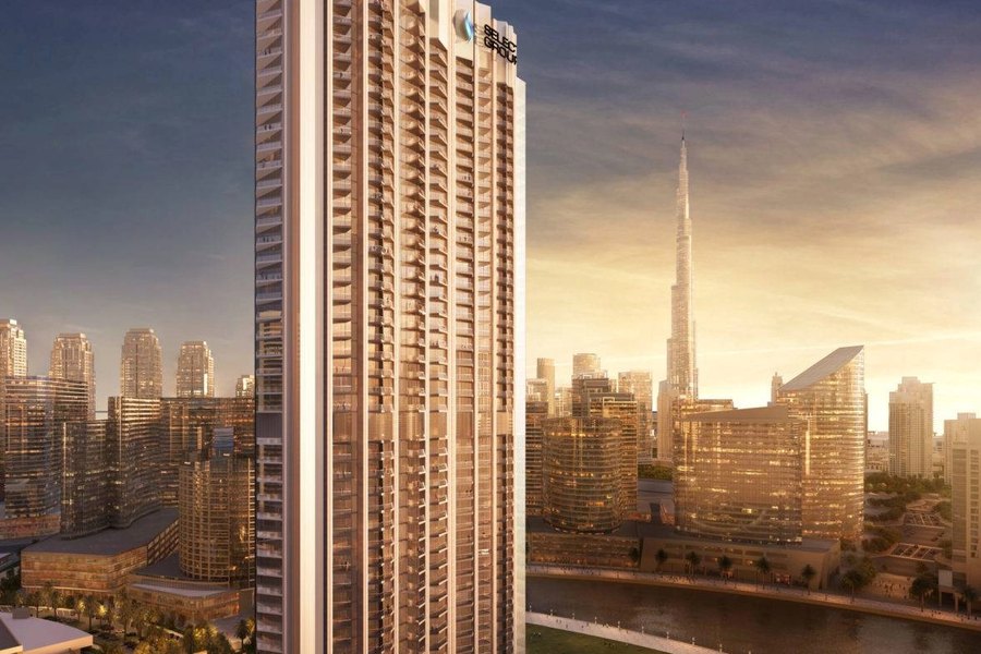 Peninsula, Business Bay with Burj Khalifa views